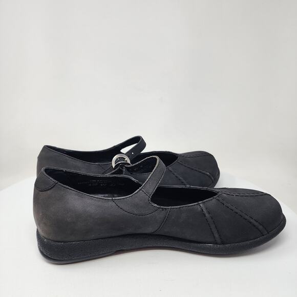 Dansko Giselle Mary Jane Women EU41/US10.5-11 Black Nubuck Leather Comfort Shoes - Picture 9 of 13